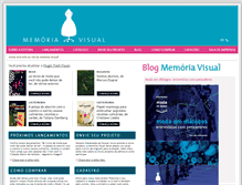 Tablet Screenshot of memoriavisual.com.br